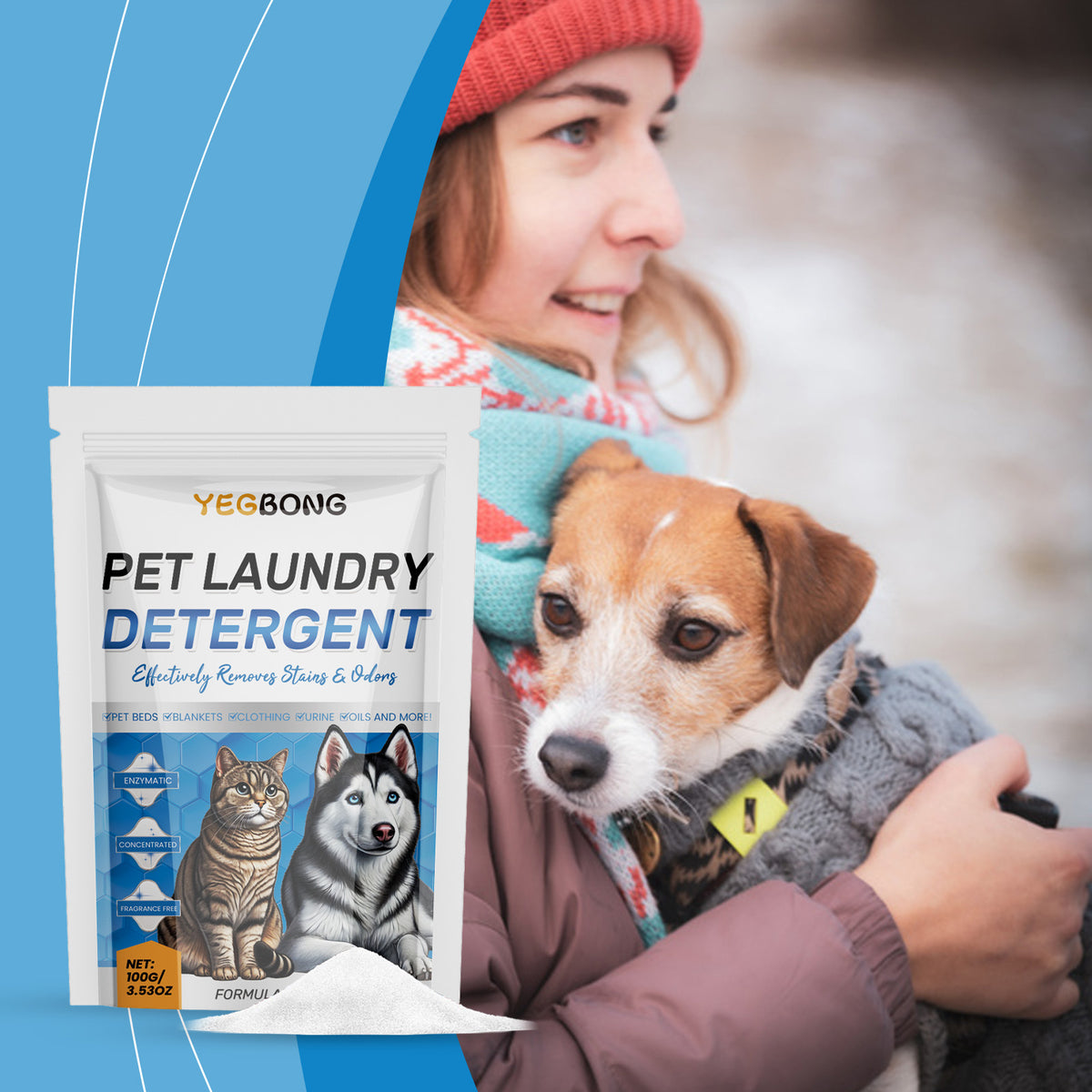 Deodorizing Deep Clean Pet Washing Powder