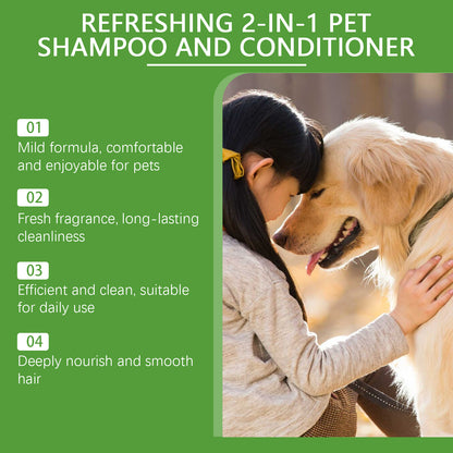 Pet Wash & Care 2-In-1 Dog & Cat Stay Fragrant Body Wash Pet Hair Cleaning Body Wash