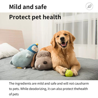Pet Fabric Deodorizer Spray, Fresh Air Clean Pet Odors Indoor Air Fresh Long-Lasting Deodorant