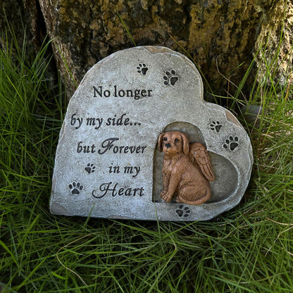 Heart shaped Pet Dog Monument