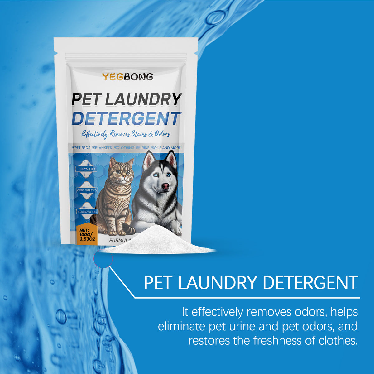 Deodorizing Deep Clean Pet Washing Powder