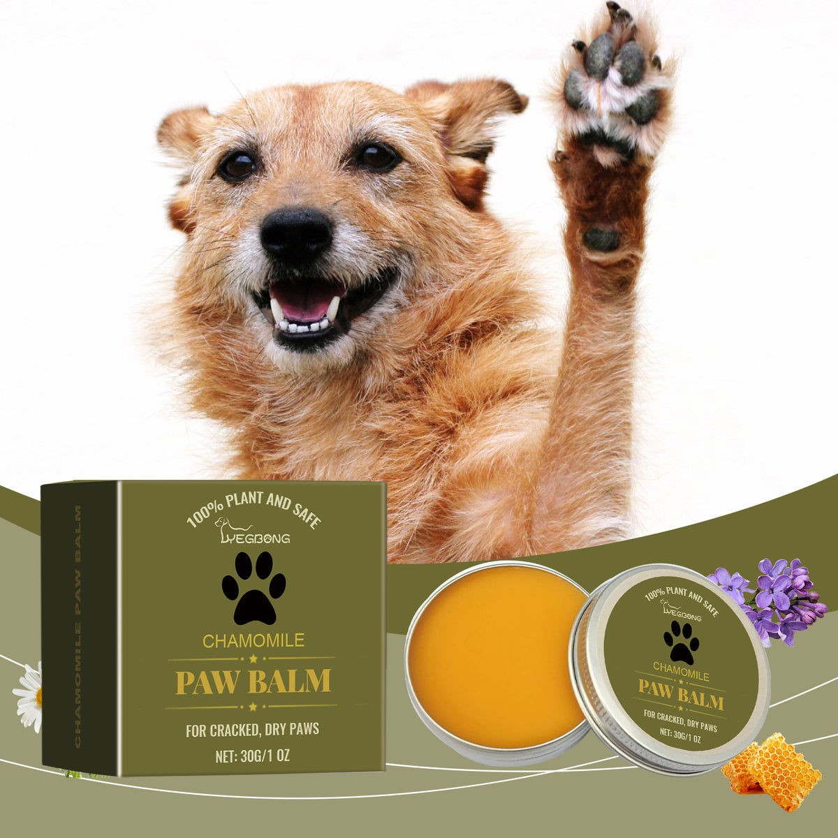 Yegbong Claw Care Cream For Dogs And Cats, Gentle Moisturizing And Softening Foot Pad, Pet Claw Care Cream