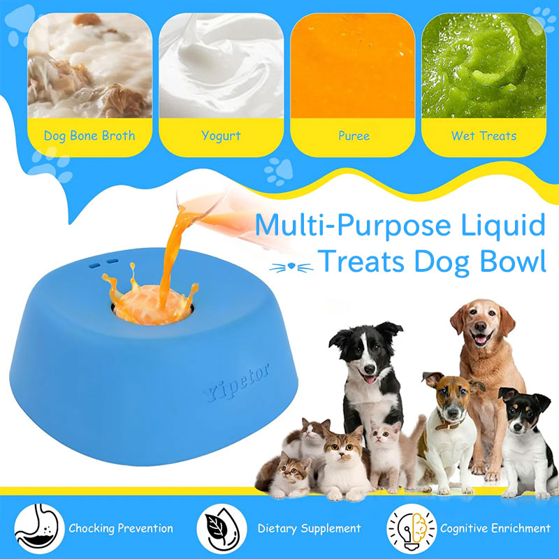 Non-Slip Bowl for Treats, Broth, Yogurt