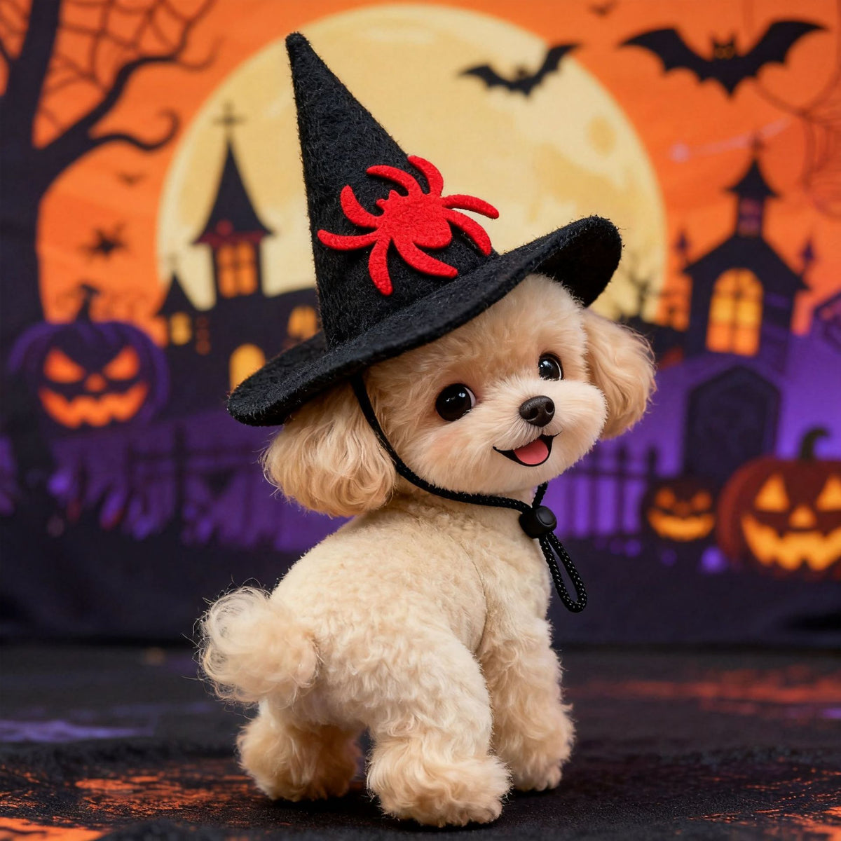 Pet Halloween Hat Creative Pumpkin Devil Spider New Stock  Rabbit Pet Dog