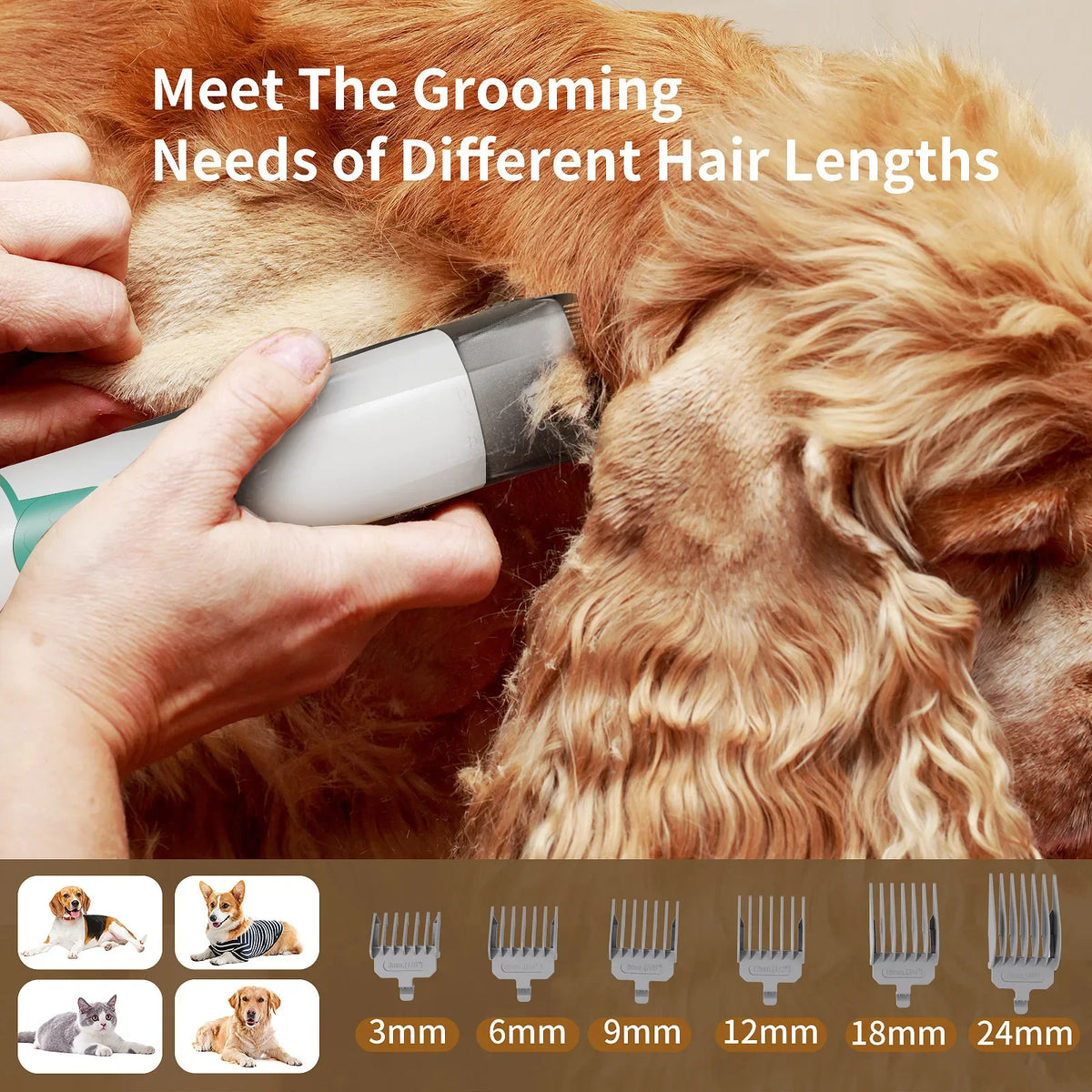7-In-1 Pet Vacuum Grooming Kit