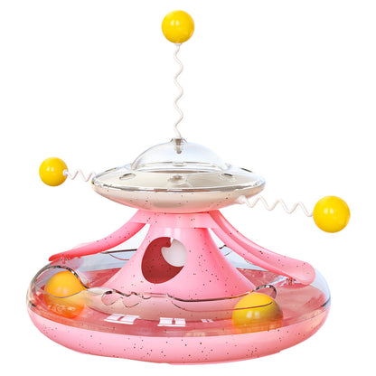 New Kitten Tumbler Track Cat Turntable Leaking Toy Toy Cat Baseball Pet Supplies