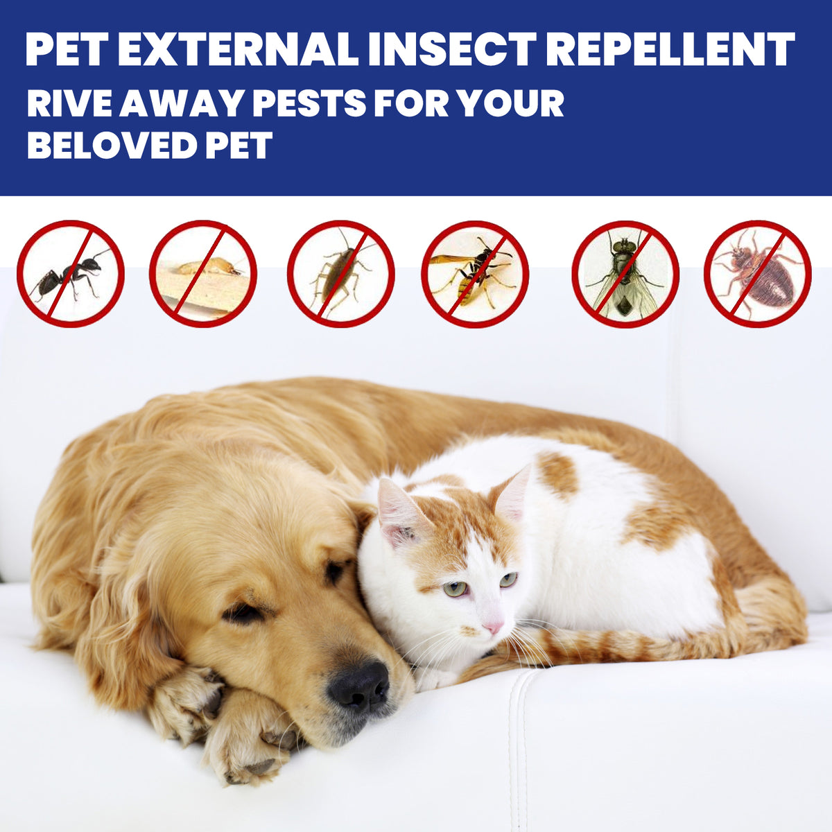 Pet Lice Tick And Flea Anti-Itch Spray
