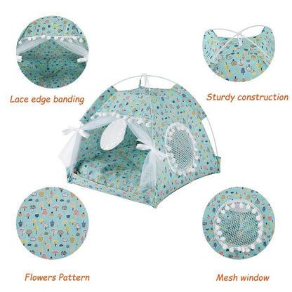 Breathable Pet Tent Folding Closed Sleeping Tent Nest Scratch Resistant And Washable Cat Nest Dog Nest Pet Nest