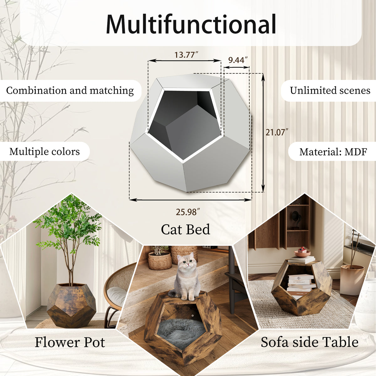 Modern Pet Furniture Side Table