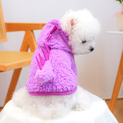 Pet Costume Halloween Dinosaur Transform Outfit Medium Small Size Festival Costume Dreamy Dinosaur Costume