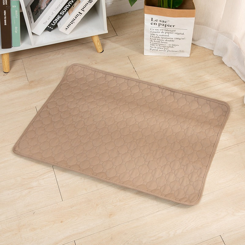 Water Absorbing Pet Urine Pad Skid Resistant Easy Drying Cat Training Pad Washable Reusable Pet Urine Pad