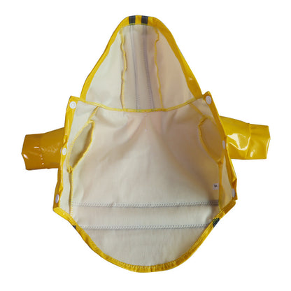 Pet Raincoat with Reflective Strips, Thickened Waterproof Raincoat for Small and Medium Dogs